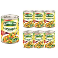 Pasztet i przetwory mięsne - Kwidzyn Mieszanka polska puszka 400g x 6 sztuk - miniaturka - grafika 1