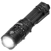 Latarki - Latarka Taktyczna Akumulator Led Mocna 1500LM Usbc - miniaturka - grafika 1