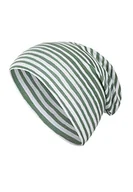 Czapki damskie - Sterntaler Czapka typu beanie unisex w paski, zielona, 49 - miniaturka - grafika 1
