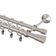 Karnisze - Karnisz Vigo 240 cm podwójny satyna 16 mm Inspire - miniaturka - grafika 1