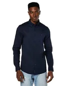Koszule męskie - Tommy Hilfiger Core Stretch Slim Poplin Casual Koszula Męska, Rozmiary Do Xxx-Large - miniaturka - grafika 1