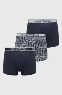 Majtki męskie - Emporio Armani Underwear bokserki 3-pack męskie kolor granatowy - grafika 1