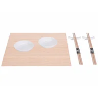 Zestawy do sushi - Sushi Excellent Housewear Zestaw do 7 elementów beżowo biały DD.14219 - miniaturka - grafika 1