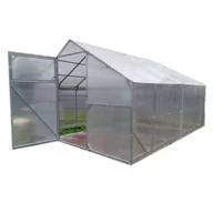 Szklarnie ogrodowe - Szklarnia DOMEK 2,5x8 profile 25x25 poliwęglan 4mm - miniaturka - grafika 1