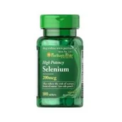 Witaminy i minerały dla sportowców - Puritans Pride Selen 200mcg - 100 tab - miniaturka - grafika 1