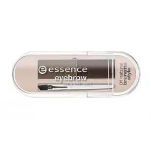 Essence Eyebrow Stylist Brunette Style zestaw do stylizacji brwi 01 Natural - Akcesoria i kosmetyki do stylizacji brwi - miniaturka - grafika 1