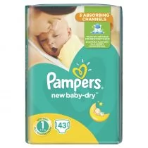 Pampers New Baby 1 New Born 43 szt. - Pieluchy - miniaturka - grafika 1