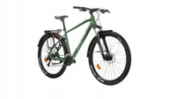 Rowery - Rower górski MTB KROSS HEXAGON 4.0 EQ rozmiar S Zielony - miniaturka - grafika 1