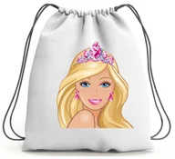 Worki na buty - PLECAK WOREK BARBIE SZKOLNY NA BUTY WF - miniaturka - grafika 1
