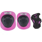 Ochraniacze - Nils EXTREME OCHRANIACZE H210 CZARN-RÓŻ ROZM M EXTREME 16-60-023 - miniaturka - grafika 1