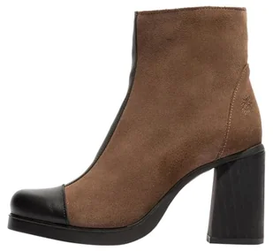 Fly London STIR985FLY Damskie botki, czarne/taupe, 37 EU, Czarny taupe, 37 EU - Botki damskie - miniaturka - grafika 1