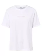 Koszulki i topy damskie - Moss Copenhagen - T-shirt damski  MSCHTerina, biały - miniaturka - grafika 1
