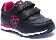 Buty dla dziewczynek - Buty sportowe dla dziewczynki Axim 61221 Granatowe - miniaturka - grafika 1