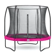 Trampoliny - Salta Trampolina Comfort Edition 153cm różowa - miniaturka - grafika 1