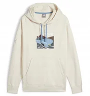 Bluzy męskie - Bluza PUMA PORSCHE PL 944 GRAPHIC HOODIE kangurka z kapturem LOOSE FIT M - miniaturka - grafika 1