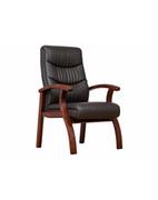 Fotele i krzesła biurowe - bemondi Krzesło COMFORTE brązowy - miniaturka - grafika 1