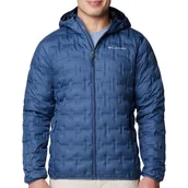 Kurtki męskie - Kurtka Columbia Delta Ridge II Down Hooded 2086222478 - niebieska - miniaturka - grafika 1