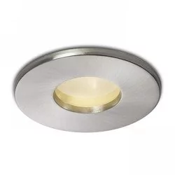 SPLASH R wpuszczana nikiel mat 230V GU10 50W IP65 Redlux R11734 - Lampy sufitowe - miniaturka - grafika 1