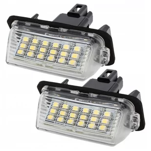 ZESTAW LAMPEK LED DO TABLICY REJESTRACYJNEJ, AUTOTUNE, DO TOYOTA AURIS E15 FL (AFTER FACELIFTING'U), TOYOTA AURIS KOMBI, TOYOTA AVENSIS, TOYOTA CAMR.. - Lampy tylne - miniaturka - grafika 1