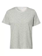 Koszulki i topy damskie - Marie Lund - T-shirt damski, szary|zielony - miniaturka - grafika 1