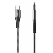 Kable - Kabel AWEI Adapter CL-116T USB-C/Jack 3.5 czarny/black - miniaturka - grafika 1