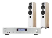 Zestawy stereo - Rotel A14 MKII (srebrny) + Diva 5 (dąb) - miniaturka - grafika 1