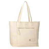 Torby na laptopy - Pepe Jeans Sprig Torba na laptopa 15,6 cala Beżowy 34x32x14 cm Skóra syntetyczna by Joumma Bags, beż, Talla única, torba tote - miniaturka - grafika 1