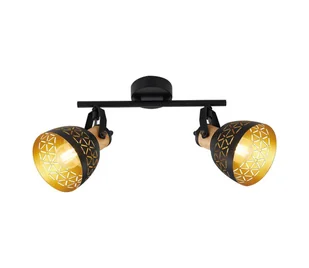 Prezent 27523 - Oświetlenie punktowe MESCALA 2xE14/40W/230V czarny - Lampy sufitowe - miniaturka - grafika 1