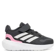 Buty dla dziewczynek - Sneakersy adidas Runfalcon 5 JQ8670 Szary - miniaturka - grafika 1