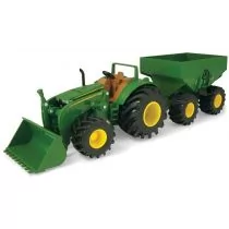 John Deere traktor z przyczepą światło/dźwięk TOMY - Samochody i pojazdy dla dzieci - miniaturka - grafika 1