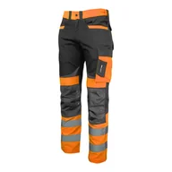 Odzież robocza - LAHTI PRO Spodnie ostrzegawcze robocze Slim Fit roz S L4051201 LPL4051201 - miniaturka - grafika 1