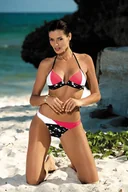 Stroje kąpielowe - Kostium kąpielowy Nora Granatina M-401 (5) Czarny (Rozmiar S) - miniaturka - grafika 1