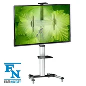 Uchwyty do telewizora - FN7000 - mobilny stojak TV klasy premium, wózek do TV LCD LED plazma 37"-70" z funkcją PIVOT - miniaturka - grafika 1