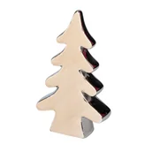 Ozdoby bożonarodzeniowe - Figurka ceramiczna Choinka beż 28,7 cm - miniaturka - grafika 1