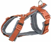 Szelki dla psów - Szelki dla psa Trixie Premium Trekking Pomarańczowy Grafit XS/S - miniaturka - grafika 1