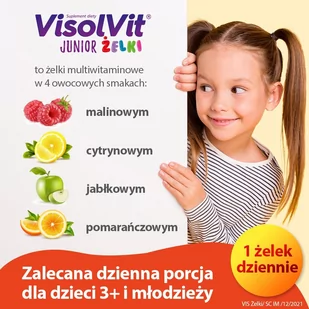 Visolvit Junior żelki 50 szt. - Witaminy i minerały - miniaturka - grafika 2