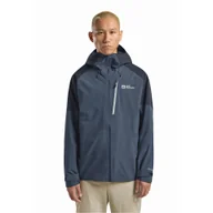 Kurtki męskie - Męska kurtka przeciwdeszczowa Jack Wolfskin EAGLE PEAK 2L JKT M midnight sky - M - miniaturka - grafika 1