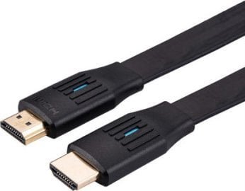 Kabel Triton Kabel VALUE 8K HDMI Ultra HD z Ethernetem, płaski, M/M, czarny, 3 m