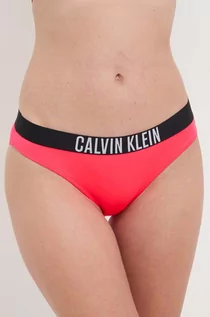 Stroje kąpielowe - Calvin Klein figi kąpielowe kolor czerwony - grafika 1
