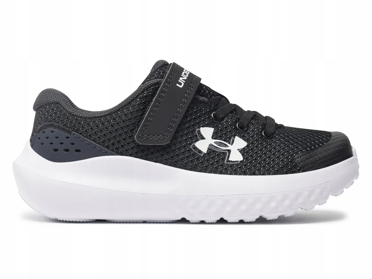 BUTY dziecięce UNDER ARMOUR 3027104-001 na rzepę do biegania lekkie 28 inny