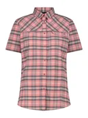 Koszulki sportowe damskie - CMP Koszula funkcyjna w kolorze szaro-jasnoróżowym - miniaturka - grafika 1