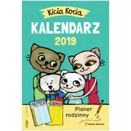 Kalendarze - Media Rodzina Media Rodzina, kalendarz książkowy 2019, Kicia Kocia - miniaturka - grafika 1