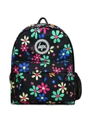 Plecaki - Hype Unisex dziecięcy ręcznie rysowany kwiatowy plecak, wielokolorowy, jeden rozmiar, multi, Rozmiar uniwersalny - miniaturka - grafika 1