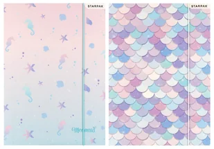 Teczka z gumką A4 Mermaid STARPAK 536504 - Teczki i skoroszyty - miniaturka - grafika 1