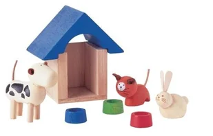 Plan Toys Zwierzątka domowe z akcesoriami, - Figurki dla dzieci - miniaturka - grafika 2