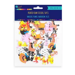 Naklejki Z Pianki Dalprint Z Nadrukiem Farma 96 Szt. - Scrapbooking - miniaturka - grafika 1