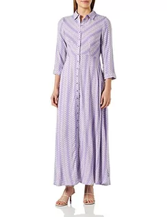 Sukienki - YAS Damska sukienka Yassavanna Long Shirt Dress S. Noos, Bougainvillea/Aop: nadruk boho, S - grafika 1