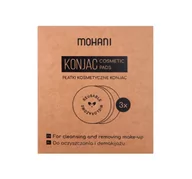 Pozostałe akcesoria do kąpieli i SPA - Mohani Wielorazowe Roślinne Płatki Kosmetyczne Konjac 3 szt. - miniaturka - grafika 1