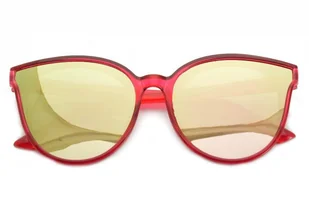 Dziecięce okulary przeciwsłoneczne fioletowe dla dziewczynki SJR-10 - Okulary przeciwsłoneczne - miniaturka - grafika 1