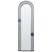 Lustra - Lustro ścienne metalowe 45 x 146 cm czarne AJAIN Lumarko! - miniaturka - grafika 1